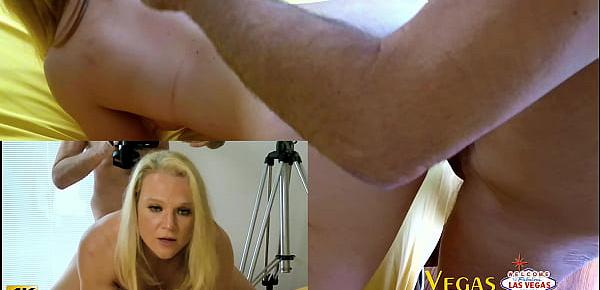  Hot Blonde In Las Vegas- Does First Casting Oral Anal and Fucking